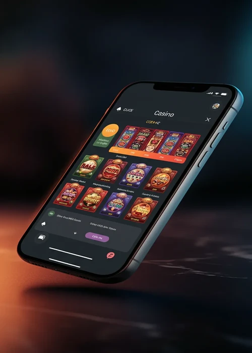 Interface utilisateur de Casino Lab affichant une large sélection de jeux de machines à sous et de tables de casino en ligne pour une expérience de jeu innovante.